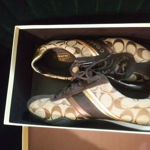 Coach sneakers, size 7